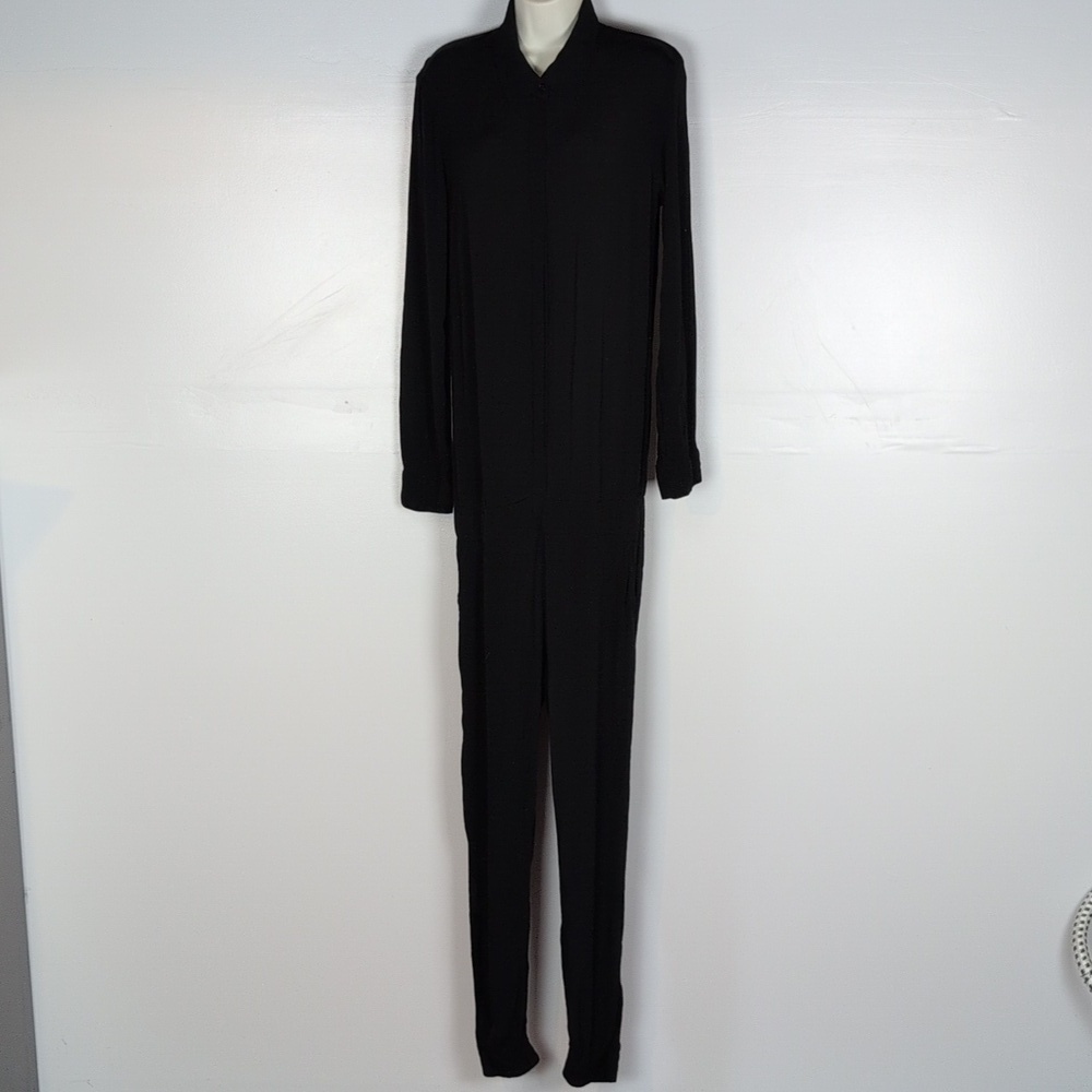 Monrow Long Sleeve Jogger-Style Jumpsuit